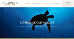 Desktop Screenshot of galapagossafaricamp.com